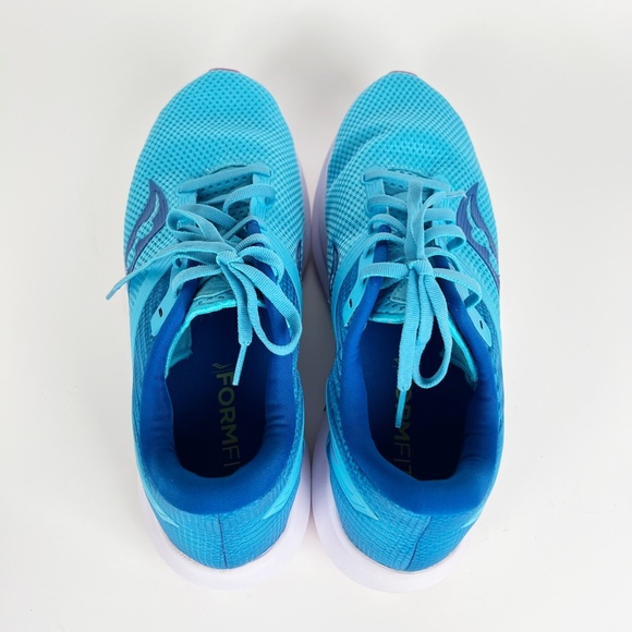 New SAUCONY Axon Running Shoe Blaze/Royal S10657-30 Women’s Size 11 Blue - Picture 11 of 15